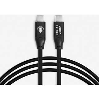 COBRAUNION USB-C tether cable - 5M 10G Straight - Straight black