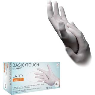 AMPri Latexhandske Basic-Touch Natur S Pudderfri 100 stk (01033-S)