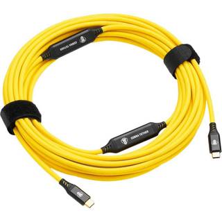 COBRAUNION USB-C TO USB-C STRAIGHT 10M, 5G YELLOW