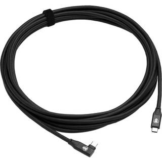 COBRAUNION USB-C tether cable - 5M 10G Straight - 90° angled black