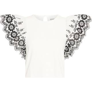 Ichi Ihmalui Ss Toppe & T-Shirts 20122821 Cloud Dancer (MEDIUM)