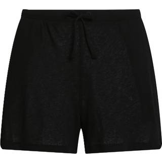 Relaxed Rib Jersey Beach Shorts - Black - XL