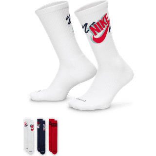 Nike Everyday Plus-crewstrømper (3 par) - multifarvet - 46-50