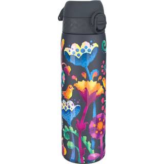 SLIM børnevandflaske, rustfrit stål, 500ml, Bright Floral - Ion8