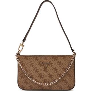 Guess Noelle Mini Skuldertaske lysebrunt