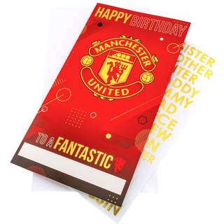 Manchester United Personligt fødselsdagskort