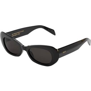 Retrosuperfuture Unisex PK7 Izipho Black Solbriller Acetat Sort Sort Geometrisk Normal