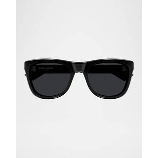SAINT LAURENT Kvinde SL 816 001 Solbriller Acetat Sort Sort Firkantet