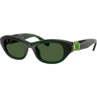 Swarovski Kvinde SK6036U 108171 Solbriller Acetat Grøn Grøn Pillow Normal