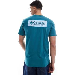 Columbia North Cascades T-shirt - M - river blue/csc box logo