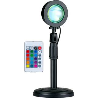 Projektionslampe med fjernbetjening og farveskift