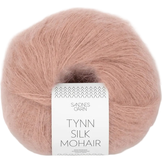 Tynd Silk Mohair garn fra Sandnes Garn - Pudder rosa