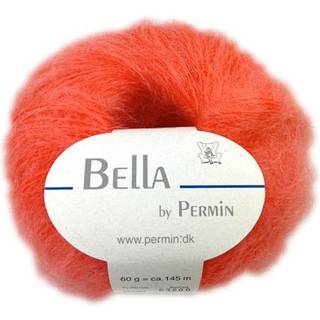 Bella Permin garn - Mohairgarn med uldgarn & polyamid - fv 883284 Koral