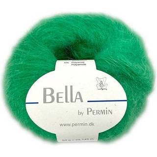 Bella Permin garn - Mohairgarn med uldgarn & polyamid - fv 883276 Sport Grøn