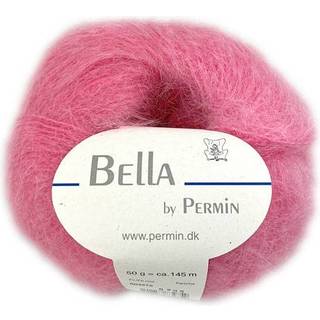 Bella Permin garn - Mohairgarn med uldgarn & polyamid - fv 883275 Lys Pink