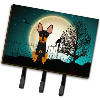 """" Caroline's Treasures Halloween Scary English Toy Terrier Leash eller Key Holder BB2299TH68 Triple """"