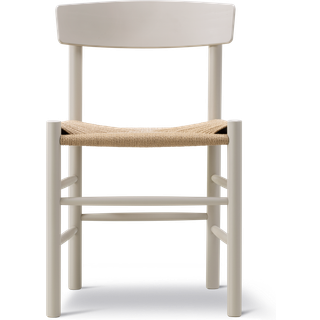Fredericia Furniture - Mogensen J39 Chair - Beech, Pebble Grey, Natural Paper Cord, SH 46,5 cm - Spisebordsstole - Børge Mogensen