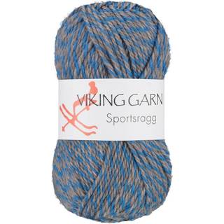 Viking Sportsragg 570 Multi-grå-blå Indhold: 60% Uld, 20% akryl, 20% nylon Vægt/længde: 50 gram = ca. 100 meter Anbefalede pinde: 3.50 mm Strikkefasthed: 10 cm = 23 m Vask: Uldvask / Max 30°C / Tørres fladt.