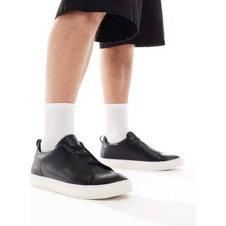 Threadbare Threadbare sneakers i imiteret læder med elastiske blonder