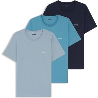 BOSS 3 Pack T Shirts Blue