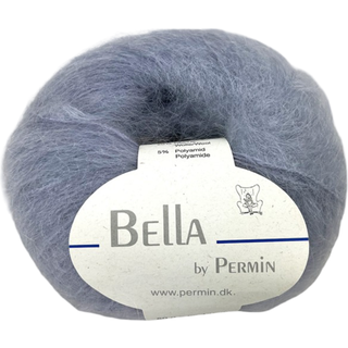 Bella Permin garn - Mohairgarn med uldgarn & polyamid - fv 883263 Lysegrå