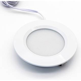 LEDlife Reco68 møbelspot indbygning RA92 - Hul: Ø5,5 cm, Mål: Ø6,8 cm, Mat hvid, 2,7W, 12V DC - Dæmpbar : Dæmpbar, Kulør : Varm