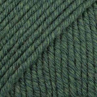 DROPS COTTON Merino 22 Mørk grøn Indhold: 50% Uld, 50% Bomuld Garngruppe: B (20 - 22 masker) / 8 ply / DK / worsted Vægt/længde: 50 g = ca. 110 meter Anbefalede pinde: 4 mm Strikkefasthed: 10 x 10 cm = 21 m x 28 p Maskinvask, Finvask 40ºC / Brug aldrig skyllemiddel / Tørres fladt.