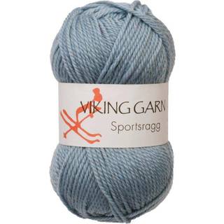 Viking Sportsragg 524 Lys jeansblå Indhold: 60% Uld, 20% akryl, 20% nylon Vægt/længde: 50 gram = ca. 100 meter Anbefalede pinde: 3.50 mm Strikkefasthed: 10 cm = 23 m Vask: Uldvask / Max 30°C / Tørres fladt.