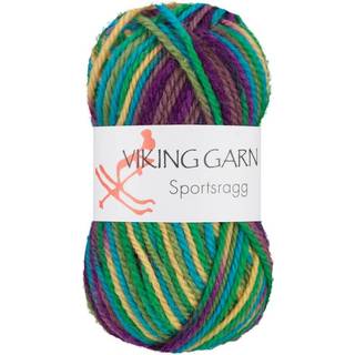 Viking Sportsragg 592 Tivoli Indhold: 60% Uld, 20% akryl, 20% nylon Vægt/længde: 50 gram = ca. 100 meter Anbefalede pinde: 3.50 mm Strikkefasthed: 10 cm = 23 m Vask: Uldvask / Max 30°C / Tørres fladt.