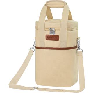 opux vinpose 4 flaske vink?ler taske isoleret vin tote b?rer til rejse picnic Byob l?kageligt polstret b?rbar vinflaske taske til vinelskere gave