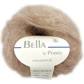 Bella Permin garn - Mohairgarn med uldgarn & polyamid - fv 883267 Lys Camel