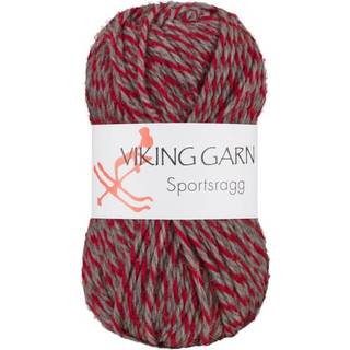 Viking Sportsragg 560 Multi-grå-rød Indhold: 60% Uld, 20% akryl, 20% nylon Vægt/længde: 50 gram = ca. 100 meter Anbefalede pinde: 3.50 mm Strikkefasthed: 10 cm = 23 m Vask: Uldvask / Max 30°C / Tørres fladt.