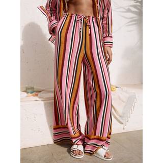 Next Bukser med brede ben med Hør