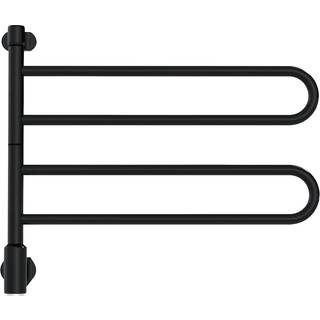 Pax Flex U 2/650 Momento II håndklædetørrer, svingbar, sort, 650 x 560 mm
