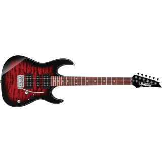 Ibanez GRX70QA-TRB Transparent Red Burst Elektrisk guitar