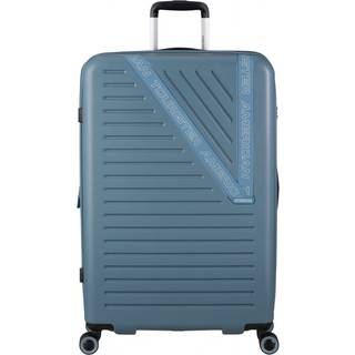 American Tourister Dynabelt Kuffert med 4 hjul blå grå