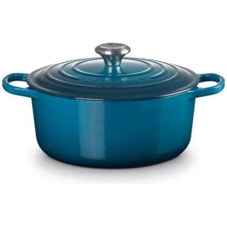 Le Creuset støbejernsgryde 26 cm Deep teal