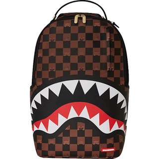 Sprayground Peeking Character Check Shopper taske sort/brun