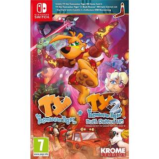 TY the Tasmanian Tiger HD + TY the Tasmanian Tiger 2 Bush Rescue HD - Nintendo Switch - Platformer