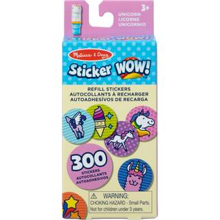 Melissa & Doug Sticker WOW! Genopfyldningspakke Enhjørning