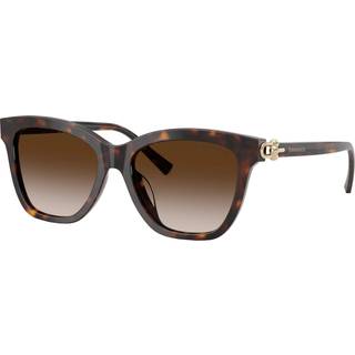 Tiffany Kvinde TF4241D 80153B Solbriller Acetat Skildpadde Brun Firkantet Normal Skygge