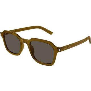 SAINT LAURENT Unisex SL 715 SLIM 005 Solbriller Acetat Brun Brun Firkantet Normal