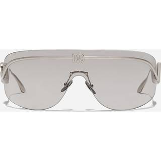 Dolce & Gabbana Kvinde DG2320 05/6G Solbriller Metal Sølv Grå Pillow Spejlet