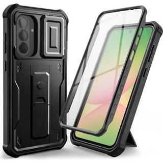 Samsung Galaxy A56 (5G) Tech-Protect Kevlar Pro Hårdt Plastik Bagside Cover m. Skærmbeskyttelse & Kickstand - Sort