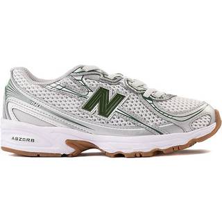 New Balance Børn 740 BUNGEE i Grå/Grøn Synthetic, Størrelse 28.5