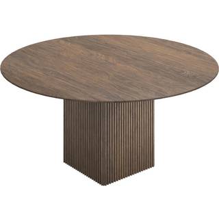 dk3 Ten Table Round (fast bordplade) Spisebord Walnut Oil Ø150x72