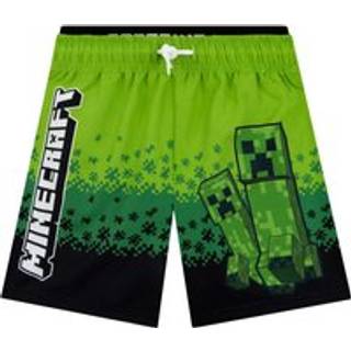 Character Character Green Minecraft Creeper Swimming Trunks