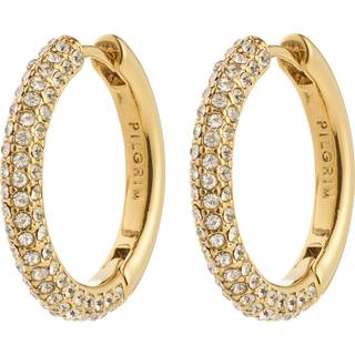 Tatum Hoops, Gold Plated, Large