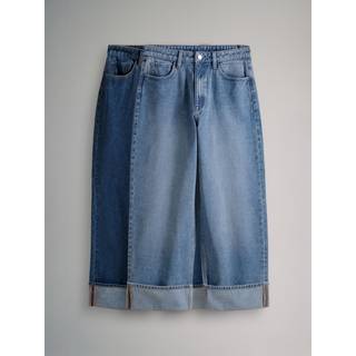 The Set The Set 2 Pack Brede bukseben Turn Up Hem- Jeans