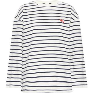 Ichi Ihxnyla Ls Bluser 20123907 Cloud Dancer W.Total Eclipse (XSMALL)